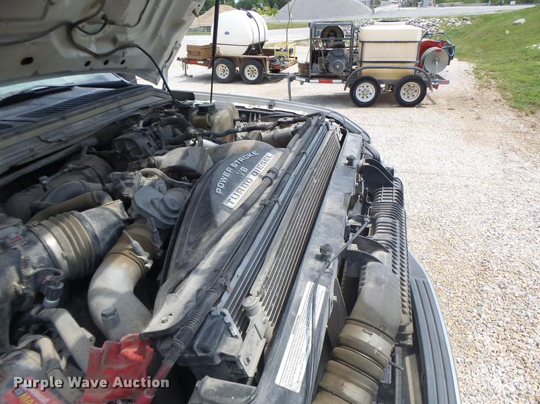 image for item DB5858 2009 Ford F350 Super Duty flatbed pickup truck