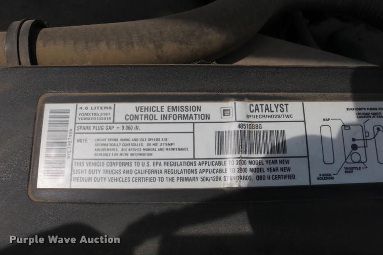 image for item DB9259 2000 GMC Sierra 1500 pickup truck