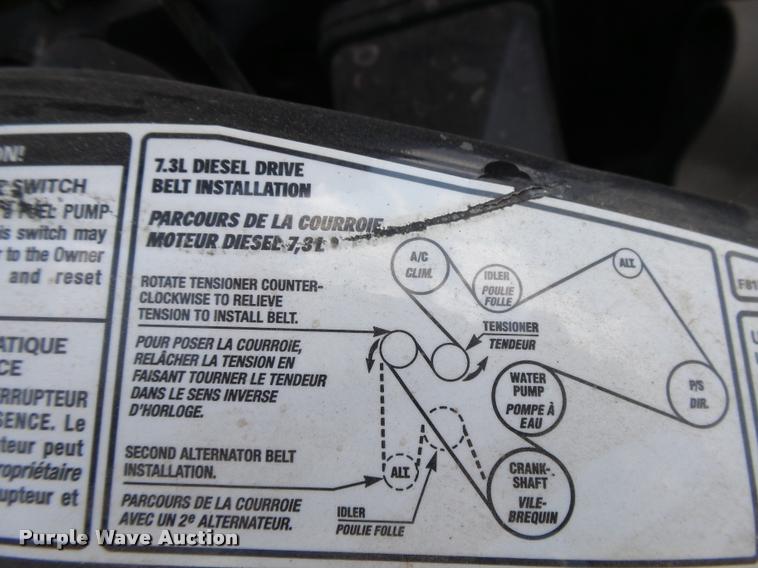 image for item DC3979 2003 Ford F350 Super Duty XLT Lariat Edge Crew Cab flatbed pickup truck