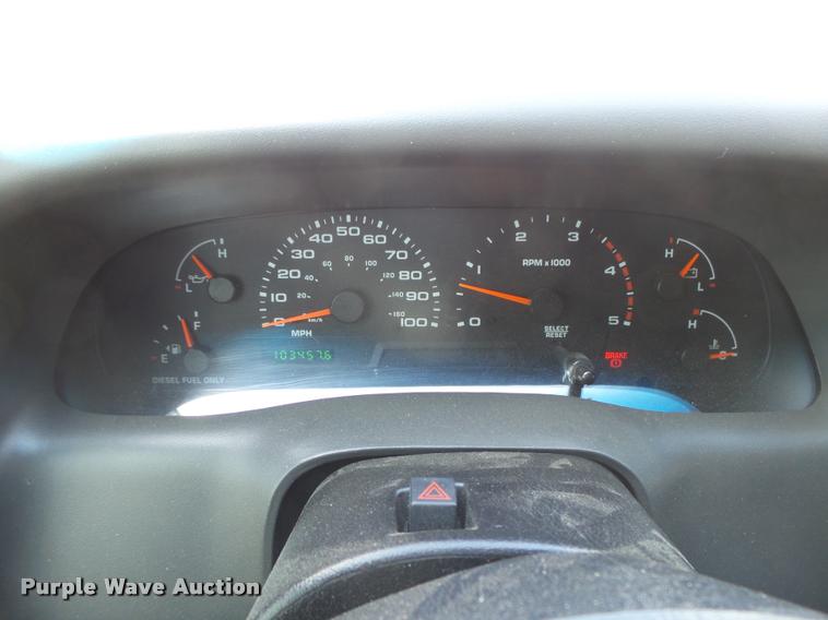 image for item DC3979 2003 Ford F350 Super Duty XLT Lariat Edge Crew Cab flatbed pickup truck