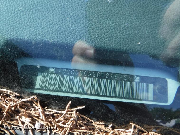 image for item DD0858 2012 Chevrolet Silverado 2500HD pickup truck