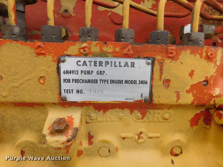 image for item DE9764 Caterpillar 3406 six cylinder diesel engine core