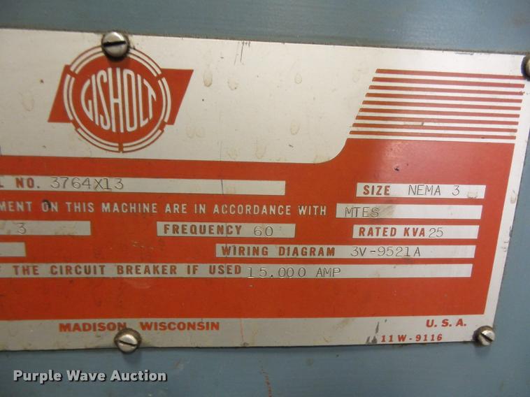 image for item DK9287 Gisholt No. 5 turret lathe