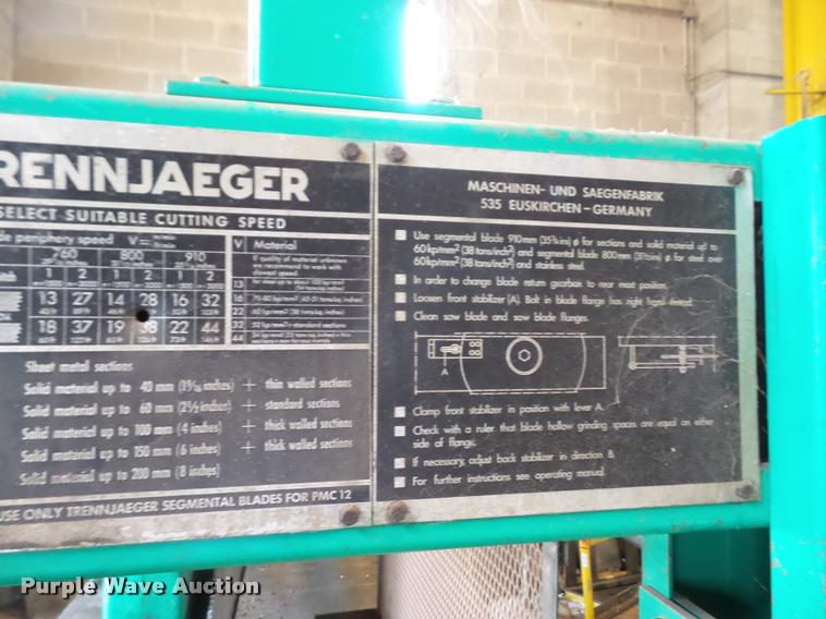 image for item DK9288 Trennjaeger PMC 12-F metal saw