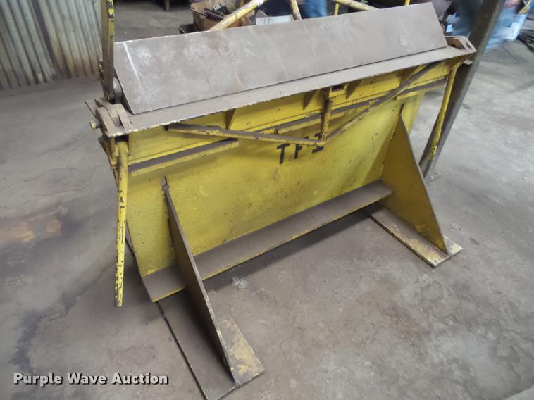 image for item DK9291 Shop built 54" sheet metal brake