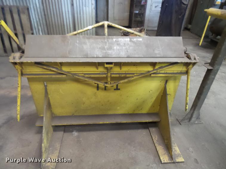 image for item DK9291 Shop built 54" sheet metal brake