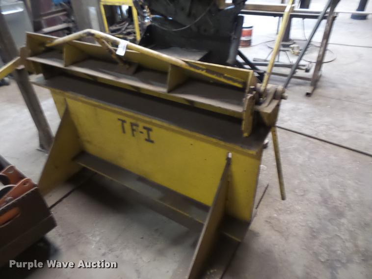 image for item DK9291 Shop built 54" sheet metal brake