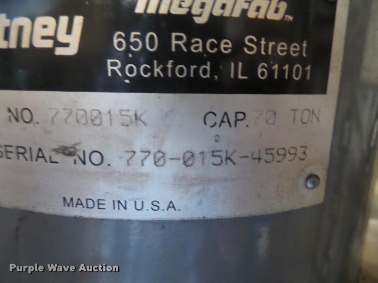 image for item DK9292 Whitney 70 ton hand held punch