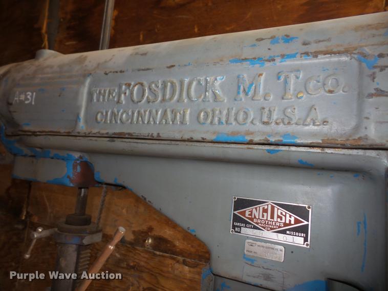 image for item DK9320 The Fosdick M.T. Co. drill