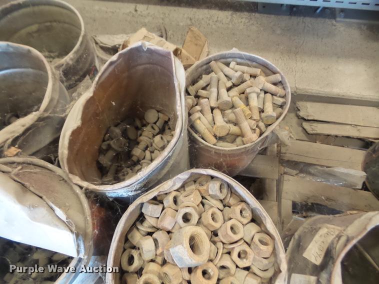image for item DK9325 (3) pallets of nuts and bolts