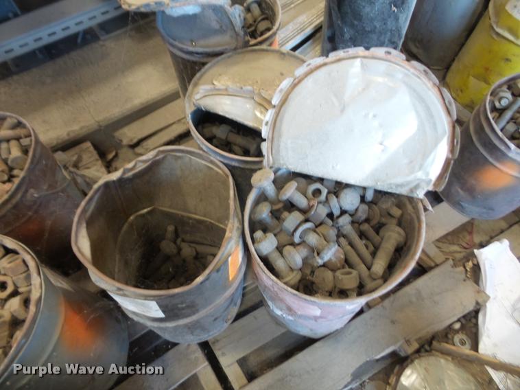 image for item DK9325 (3) pallets of nuts and bolts