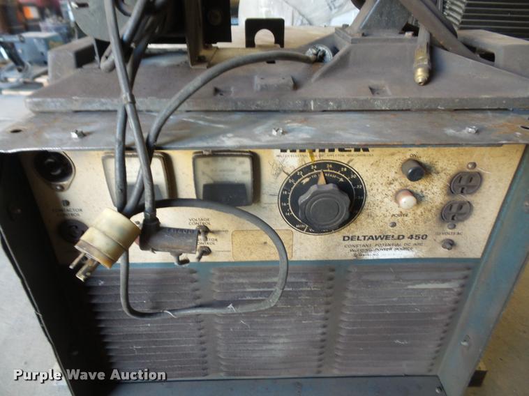 image for item DK9329 Miller Deltaweld 450 DC arc welder