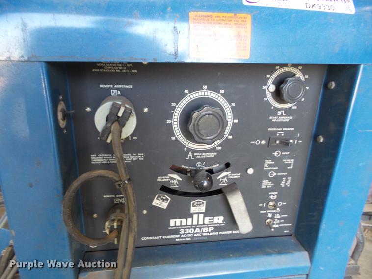 image for item DK9330 Miller 33A/BP tig welder
