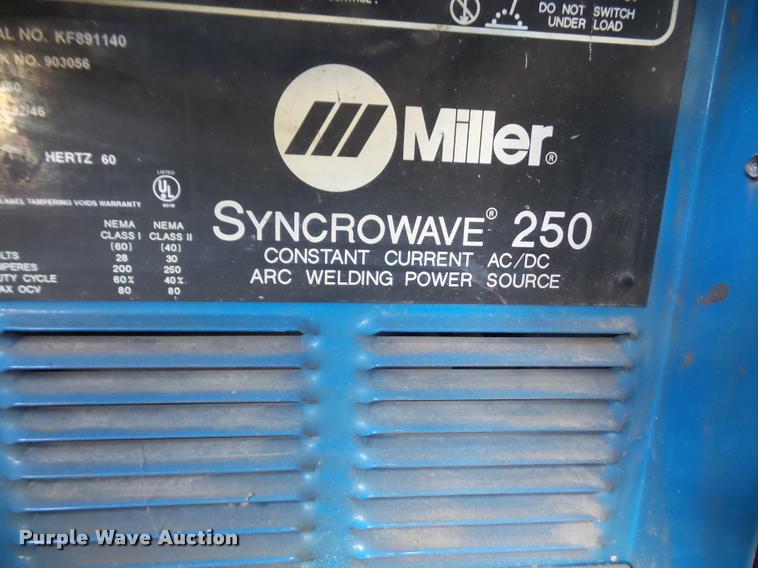image for item DK9333 Miller Syncrowave 250 AC/DC arc welder