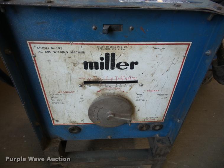 image for item DK9334 Miller M295 AC arc welder