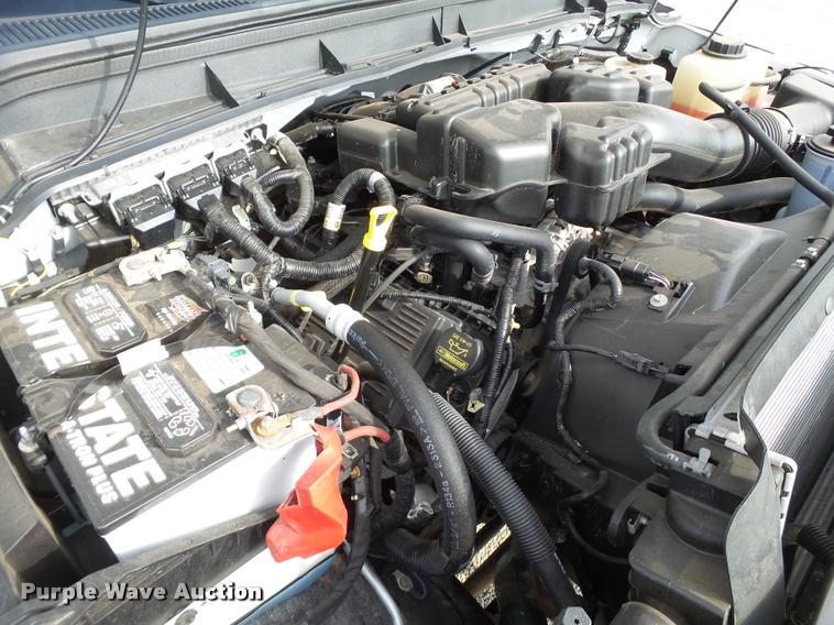 image for item DL9032 2014 Ford F250 Super Duty SuperCab flatbed pickup truck