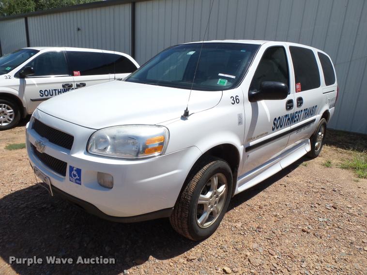 image for item DL9034 2007 Chevrolet Uplander Cargo van
