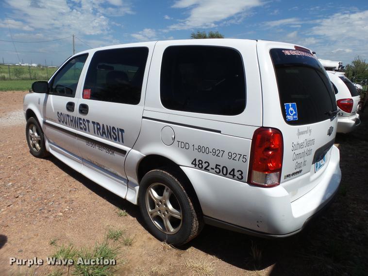 image for item DL9034 2007 Chevrolet Uplander Cargo van
