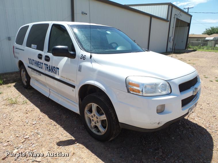 image for item DL9034 2007 Chevrolet Uplander Cargo van