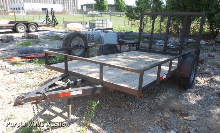 image for item DL9560 2012 Jims utility trailer