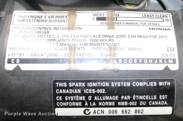 image for item DM9301 1986 John Deere 420 lawn mower