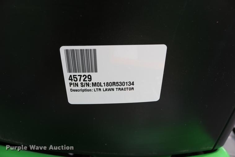image for item DM9303 John Deere LTR180 lawn mower