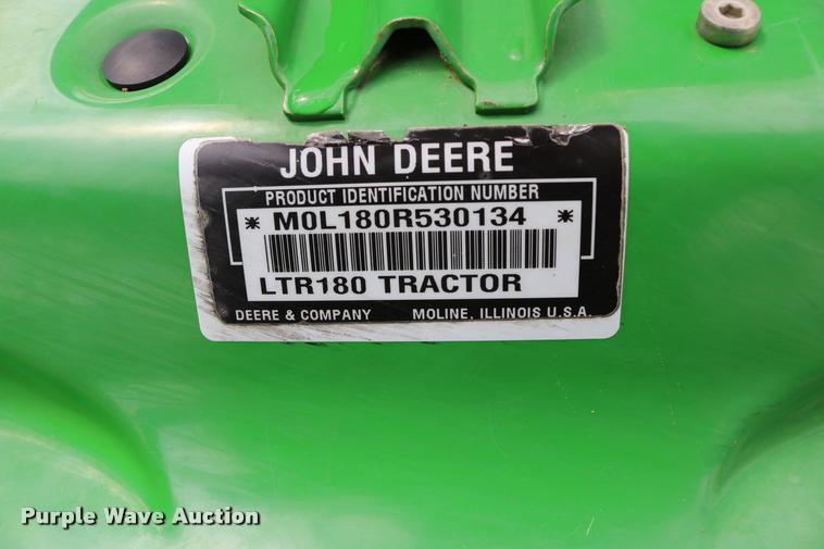 image for item DM9303 John Deere LTR180 lawn mower