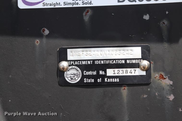 image for item DQ9356 1997 Nost equipment trailer