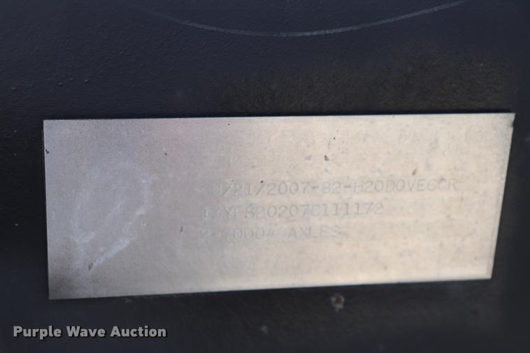 image for item DQ9395 2007 Starlite H2Dove6 equipment trailer