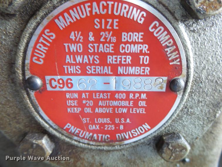 image for item DS9739 Curtis CV968A air compressor