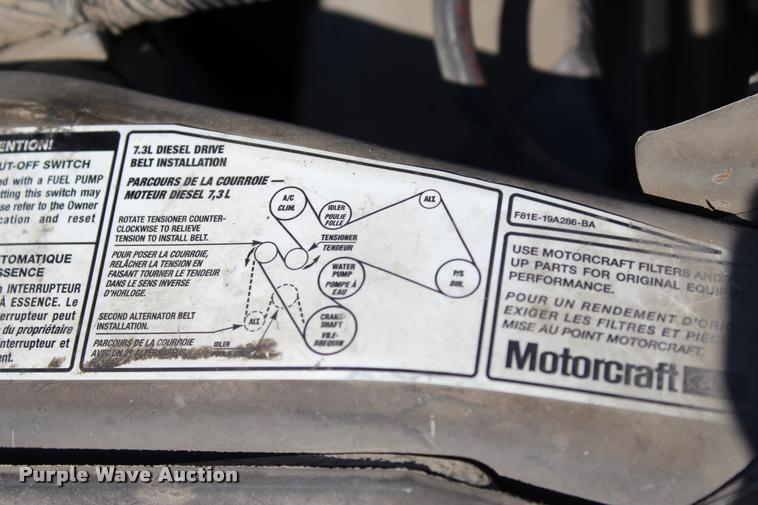 image for item L3179 2000 Ford F550 XL dump truck