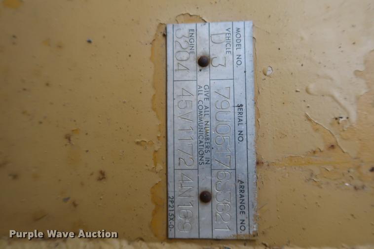 image for item BV9173 Caterpillar D3 dozer