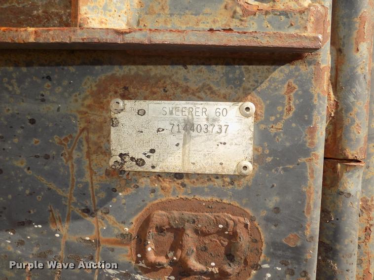 image for item DA3087 Bobcat Sweeper 60 skid steer sweeper