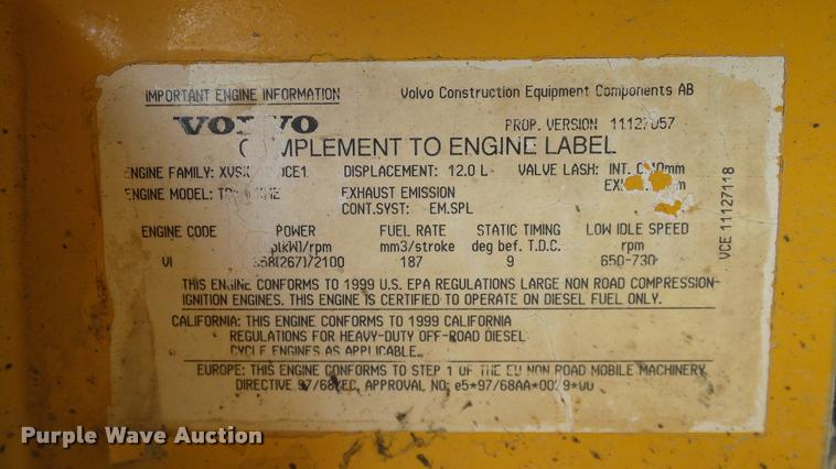 image for item DA6825 1999 Volvo A35C haul truck