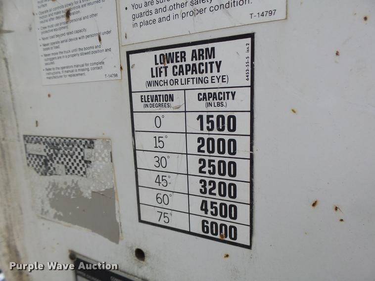 image for item DB5865 1991 Ford F700 bucket truck