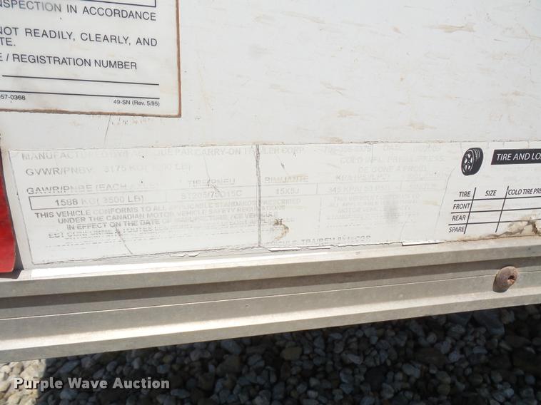 image for item DC5429 2009 Carry-On enclosed cargo trailer