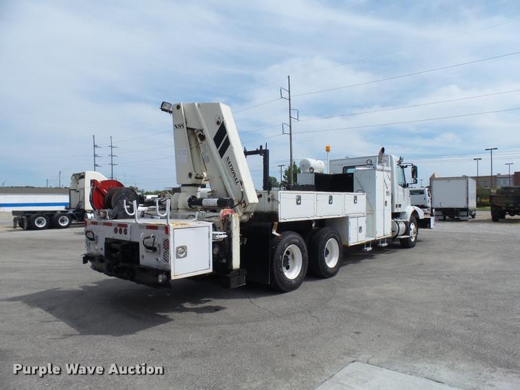 image for item K1780 2004 Volvo VHD rail road service truck with crane