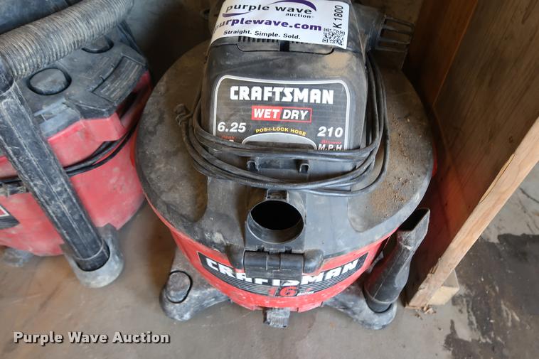 image for item K1800 (2) wet/dry vacuums