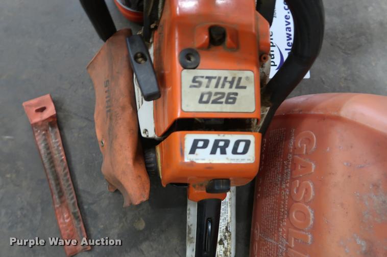 image for item K1806 Stihl 026 chain saw