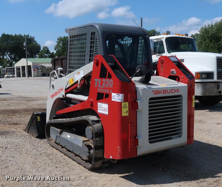 2013 Takeuchi TL230 Series 2 skid steer in Nevada, MO Item K1815 sold