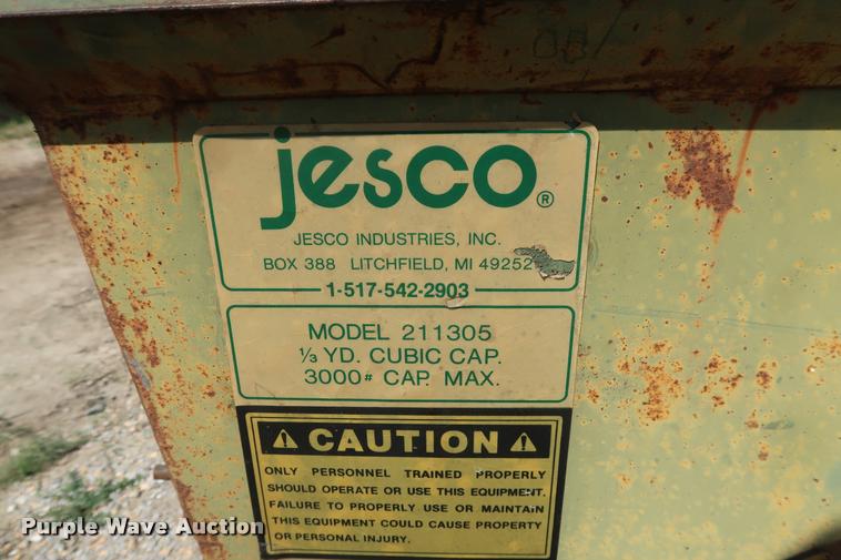 image for item K1819 Jesco refuse container