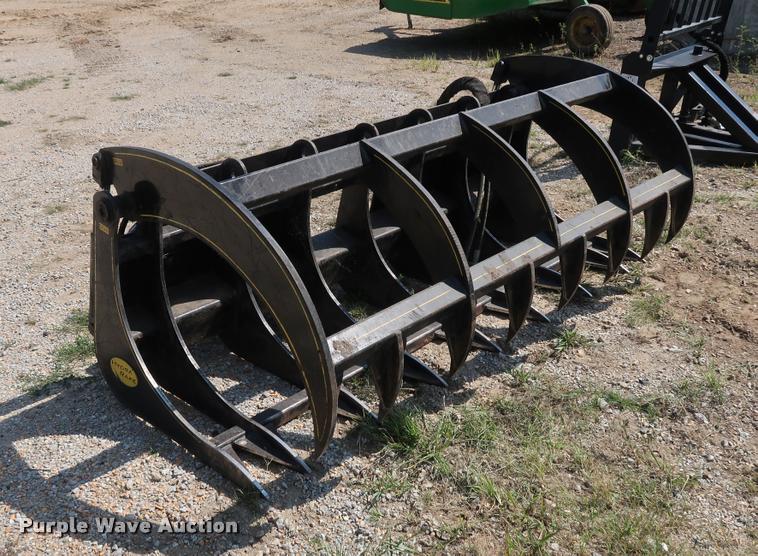 image for item K1820 M&M skid steer grapple bucket