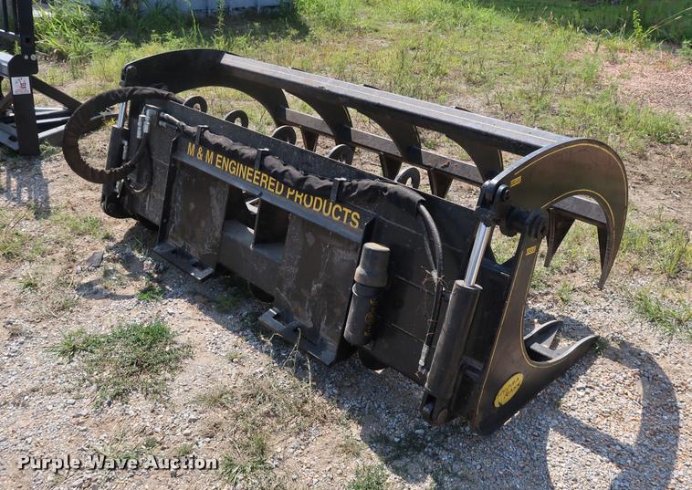 image for item K1820 M&M skid steer grapple bucket