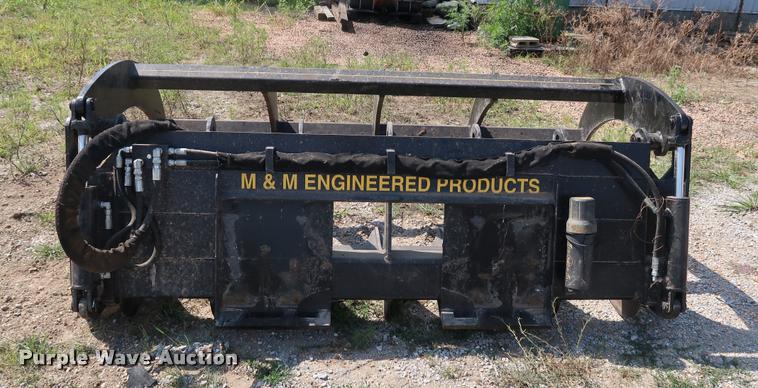 image for item K1820 M&M skid steer grapple bucket