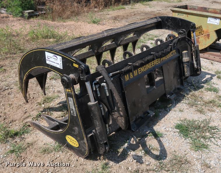 image for item K1820 M&M skid steer grapple bucket