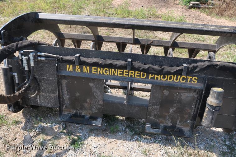 image for item K1820 M&M skid steer grapple bucket