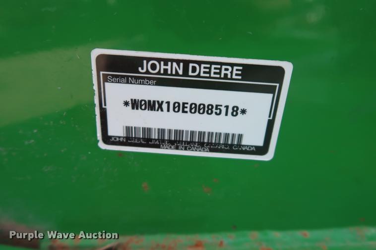 image for item K1823 John Deere MX10 rotary mower