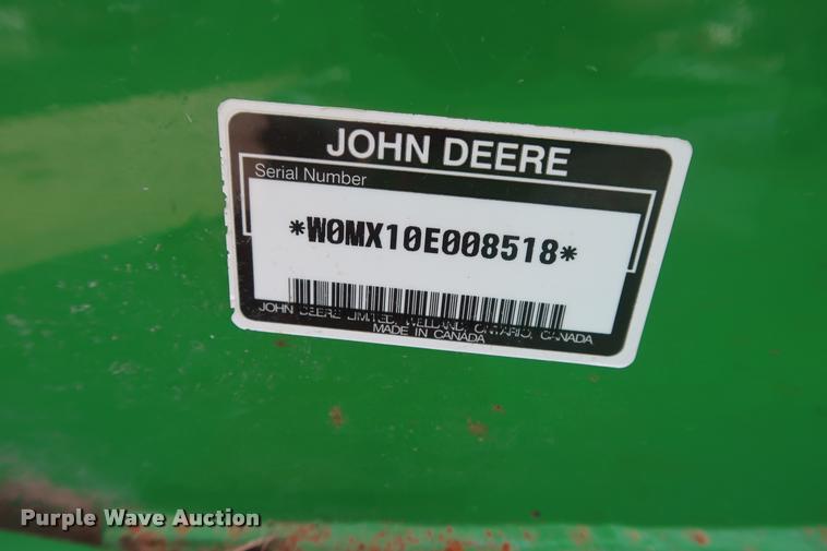 image for item K1823 John Deere MX10 rotary mower