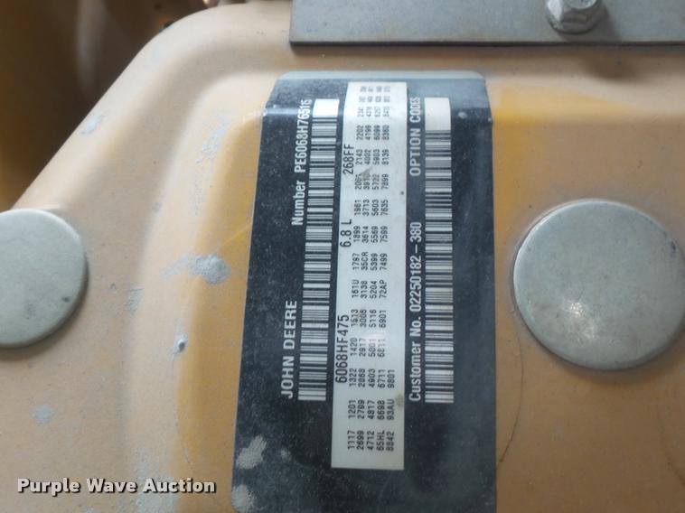 image for item K7501 2002 Sullair 750H air compressor