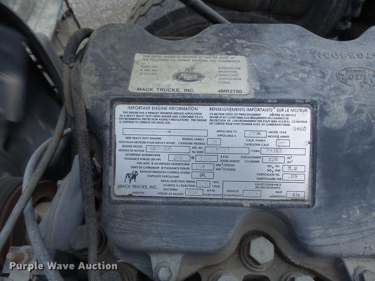 image for item K7511 1997 Mack RD690S ready mix truck